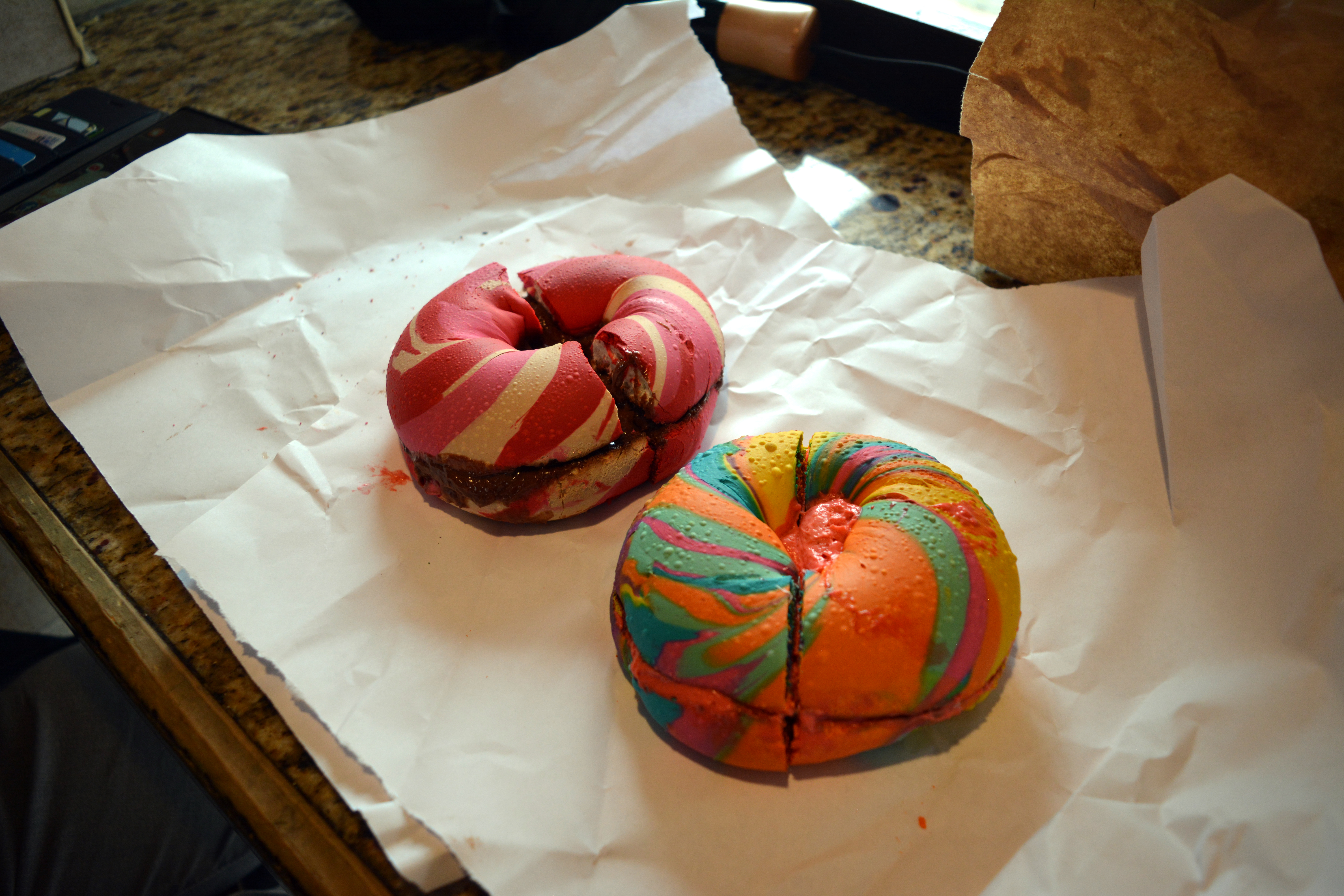 Rainbow Bagel New York