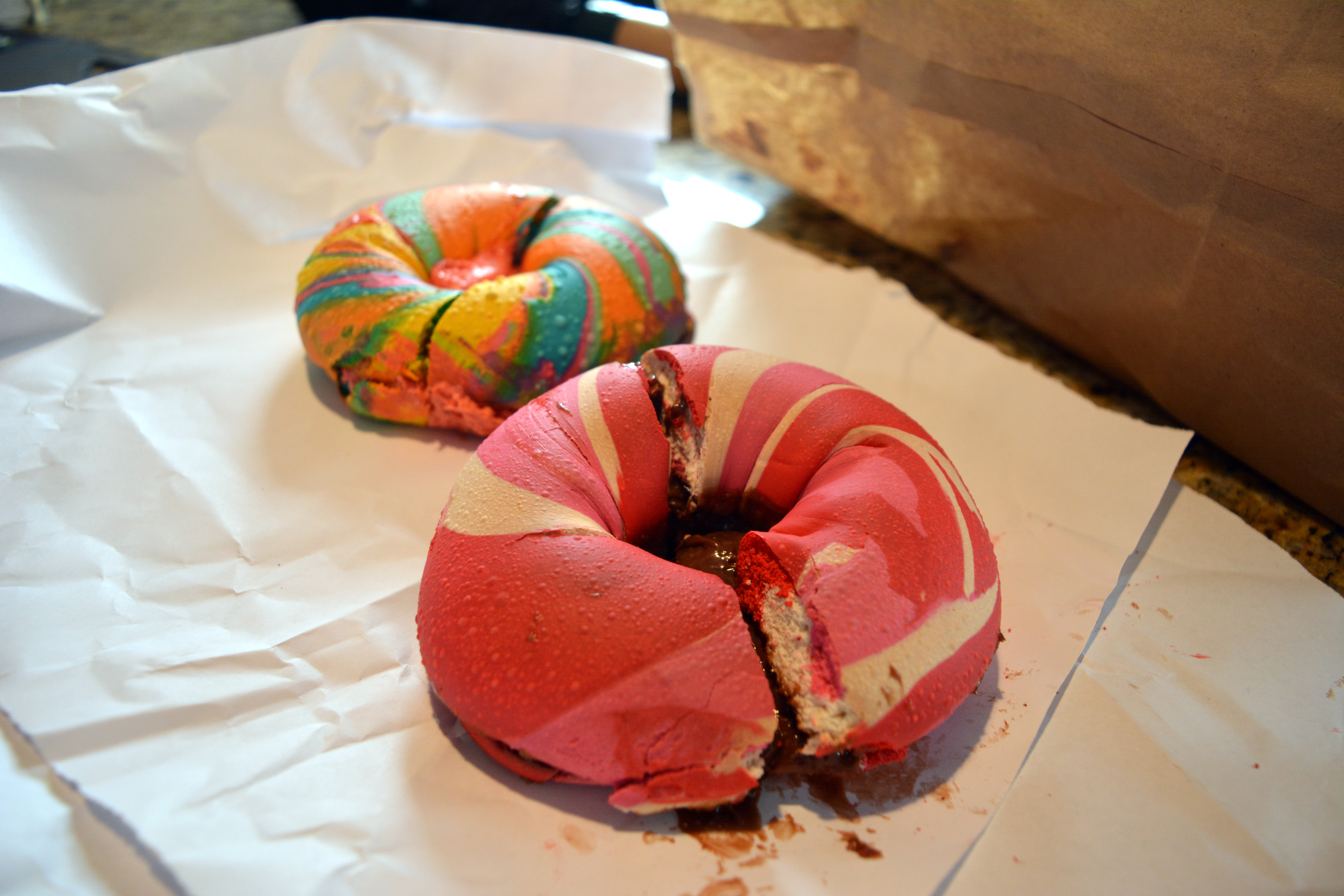 Rainbow Bagel New York